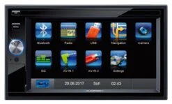 Blaupunkt Santa Cruz 370 EU - 2-DIN Navigation Mit Touchscreen / Bluetooth / TMC / USB / 3D / SD