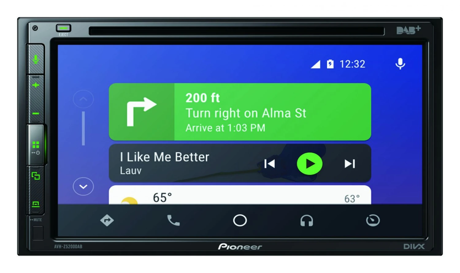 Pioneer AVH-Z5200DAB - Doppel-DIN CD/DVD/MP3-Autoradio Mit Touchscreen / DAB / Bluetooth / USB / AUX 2 Pioneer AVH-Z5200DAB - Doppel-DIN CD/DVD/MP3-Autoradio Mit Touchscreen / DAB / Bluetooth / USB / AUX – Bild 2