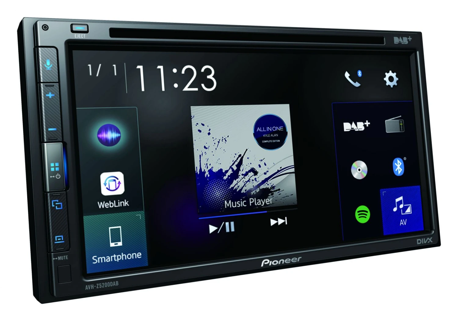 Pioneer AVH-Z5200DAB - Doppel-DIN CD/DVD/MP3-Autoradio Mit Touchscreen / DAB / Bluetooth / USB / AUX 3 Pioneer AVH-Z5200DAB - Doppel-DIN CD/DVD/MP3-Autoradio Mit Touchscreen / DAB / Bluetooth / USB / AUX – Bild 3