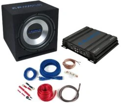 Crunch CBP500 - 30 Cm Aktiv Subwoofer Mit 500 Watt (RMS: 250 Watt)