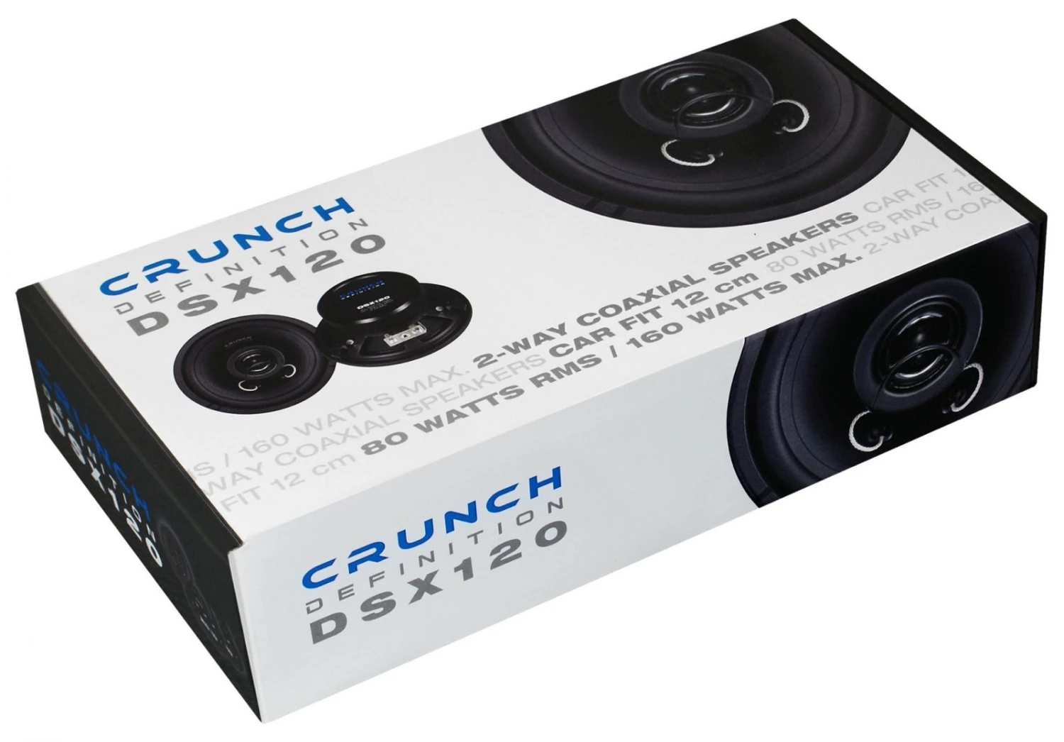 Crunch DSX120 - 12 Cm 2-Wege-Lautsprecher Mit 160 Watt (RMS: 80 Watt) 2 Crunch DSX120 - 12 Cm 2-Wege-Lautsprecher Mit 160 Watt (RMS: 80 Watt) – Bild 2