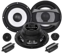Crunch GTI5.2E - 13 Cm Komponenten-Lautsprecher Mit 160 Watt (RMS: 80 Watt)