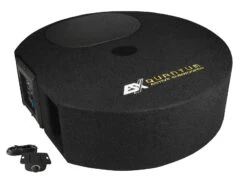 ESX Q300Av2 - 15x23 Cm Aktiv Subwoofer Mit 300 Watt (RMS: 150 Watt)