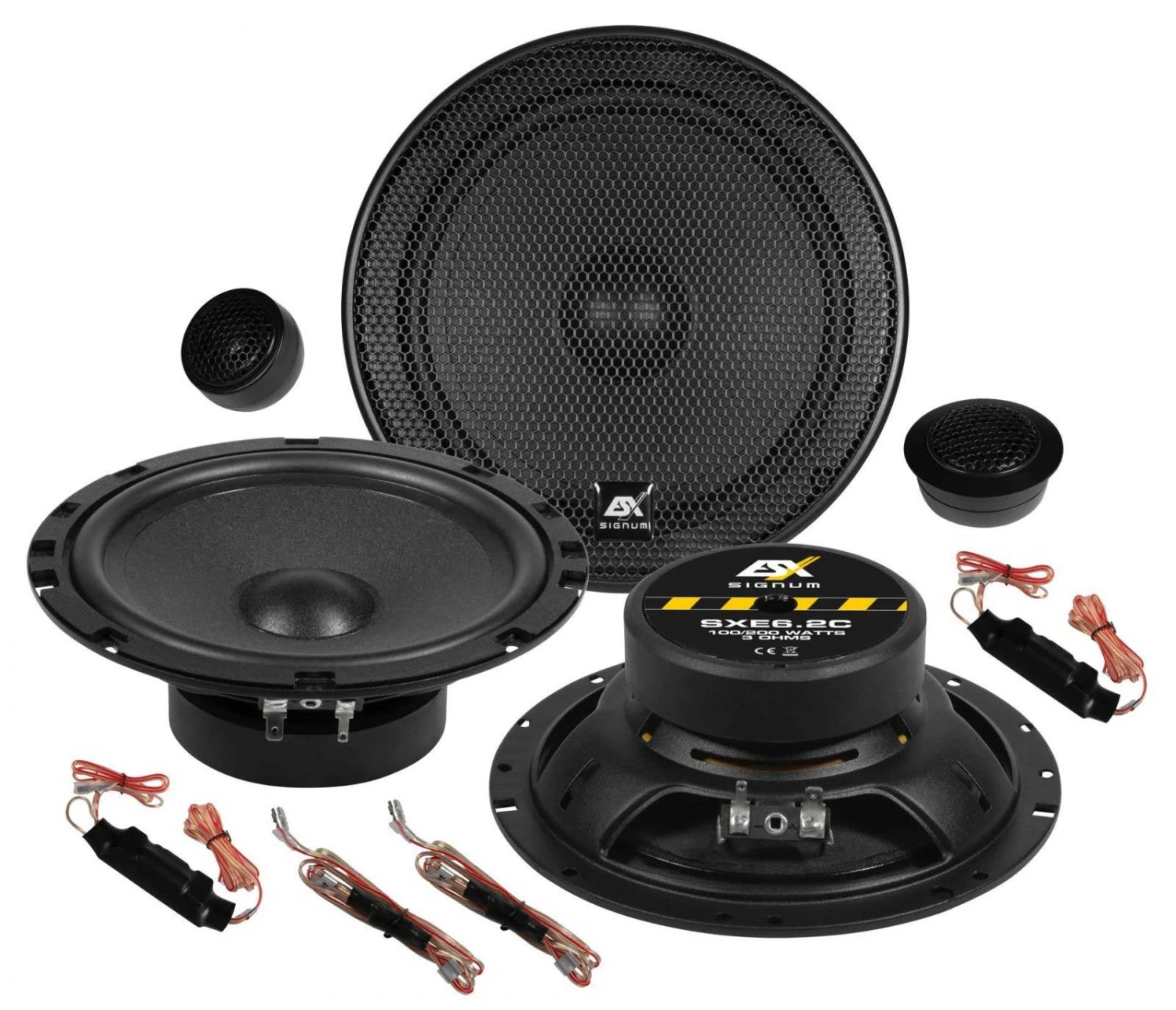 ESX SXE6.2C - 16,5 Cm Komponenten-Lautsprecher Mit 200 Watt (RMS: 100 Watt) 1 ESX SXE6.2C - 16,5 Cm Komponenten-Lautsprecher Mit 200 Watt (RMS: 100 Watt)