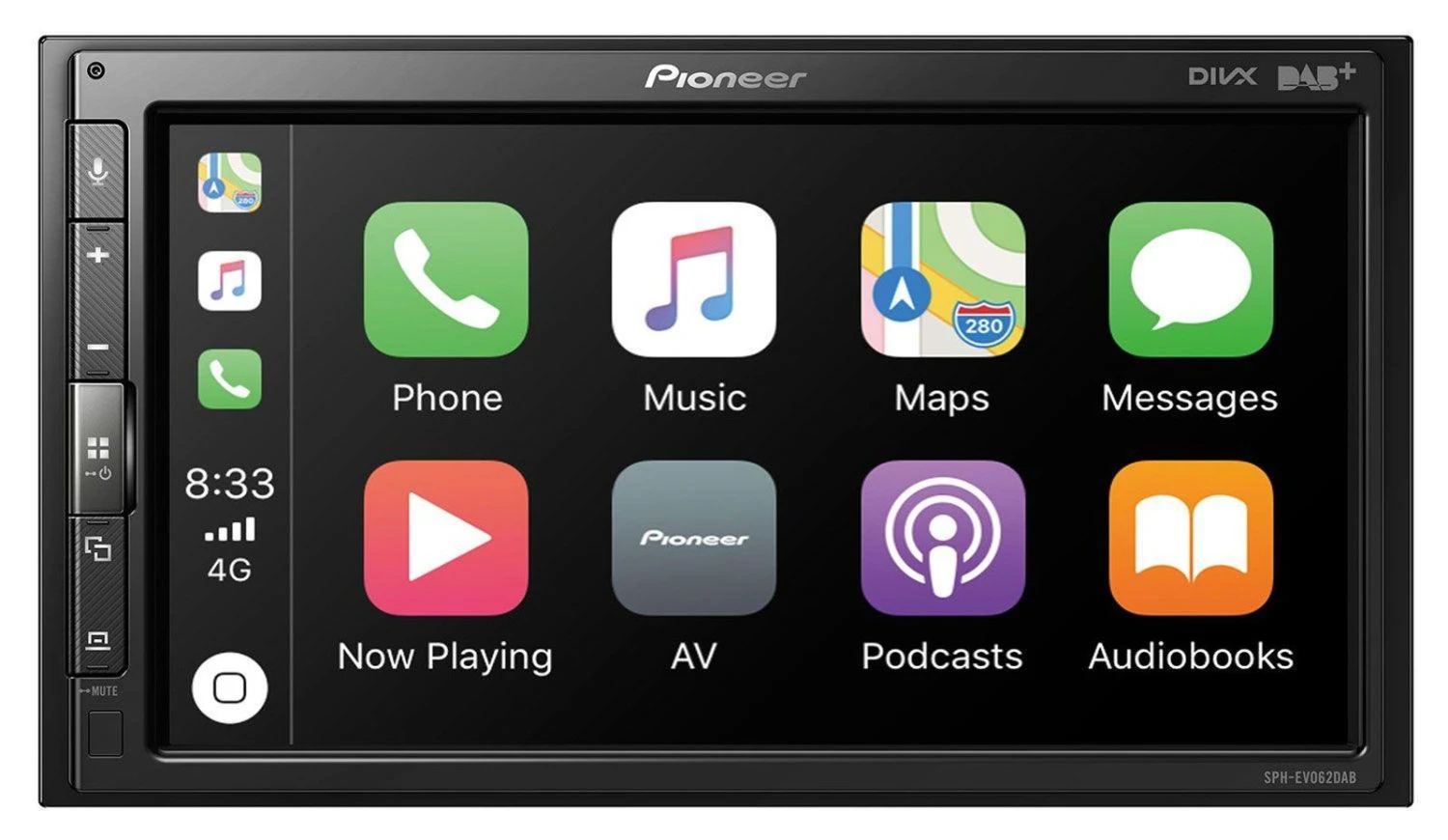 Pioneer SPH-EVO62DAB - Doppel-DIN MP3-Autoradio Mit Touchscreen / DAB / Bluetooth / USB / CarPlay 1 Pioneer SPH-EVO62DAB - Doppel-DIN MP3-Autoradio Mit Touchscreen / DAB / Bluetooth / USB / CarPlay