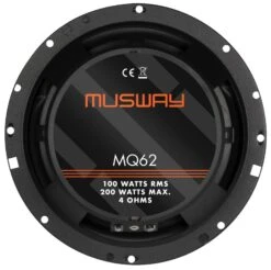 Musway MQ62 - 16,5 Cm 2-Wege-Lautsprecher Mit 200 Watt (RMS: 100 Watt) -Auto Zubehör Günstiges Geschäft 35224 4