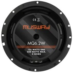 Musway MQ6.2W - 16,5 Cm Tiefmitteltöner-Lautsprecher Mit 250 Watt (RMS: 125 Watt) -Auto Zubehör Günstiges Geschäft 35226 4