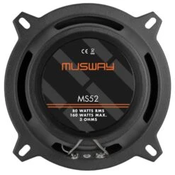 Musway MS52 - 13 Cm 2-Wege-Lautsprecher Mit 160 Watt (RMS: 80 Watt) 13 Musway MS52 - 13 Cm 2-Wege-Lautsprecher Mit 160 Watt (RMS: 80 Watt) -Auto Zubehör Günstiges Geschäft 35237 5