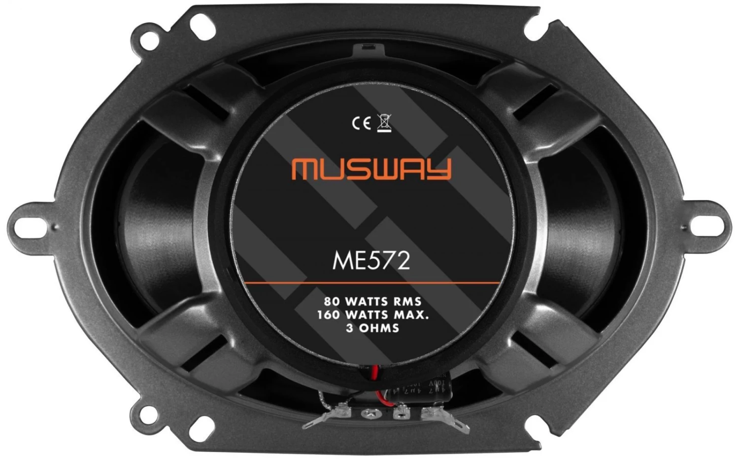 Musway ME572 - 13x18 Cm (5x7 Zoll) 2-Wege-Lautsprecher Mit 160 Watt (RMS: 80 Watt) 4 Musway ME572 - 13x18 Cm (5x7 Zoll) 2-Wege-Lautsprecher Mit 160 Watt (RMS: 80 Watt) – Bild 4