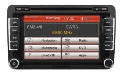 ESX VNS735 VO-U1 - CD/DVD/MP3-Autoradio Mit Touchscreen / Bluetooth / USB / SD Für VW, Skoda, Seat