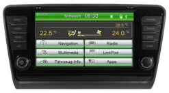 ESX VN830 SK-OC3 - Navigation Mit Bluetooth / TMC / USB / DVD / 3D / SD Für Skoda Octavia 3 (ab 13)