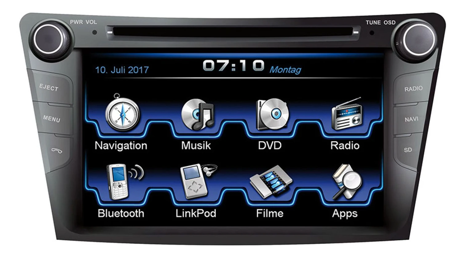 ESX VN710 HY-i40-DAB - Navigation Mit DAB / Bluetooth / TMC / USB / DVD / 3D Für Hyundai I40 (ab 11) 1 ESX VN710 HY-i40-DAB - Navigation Mit DAB / Bluetooth / TMC / USB / DVD / 3D Für Hyundai I40 (ab 11)