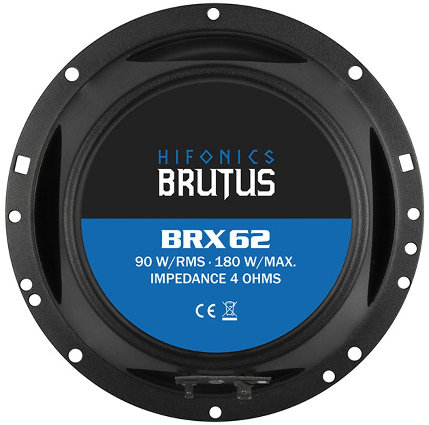 Hifonics BRUTUS BRX62 - 16,5 Cm 2-Wege-Lautsprecher Mit 180 Watt (RMS: 90 Watt) 4 Hifonics BRUTUS BRX62 - 16,5 Cm 2-Wege-Lautsprecher Mit 180 Watt (RMS: 90 Watt) – Bild 4