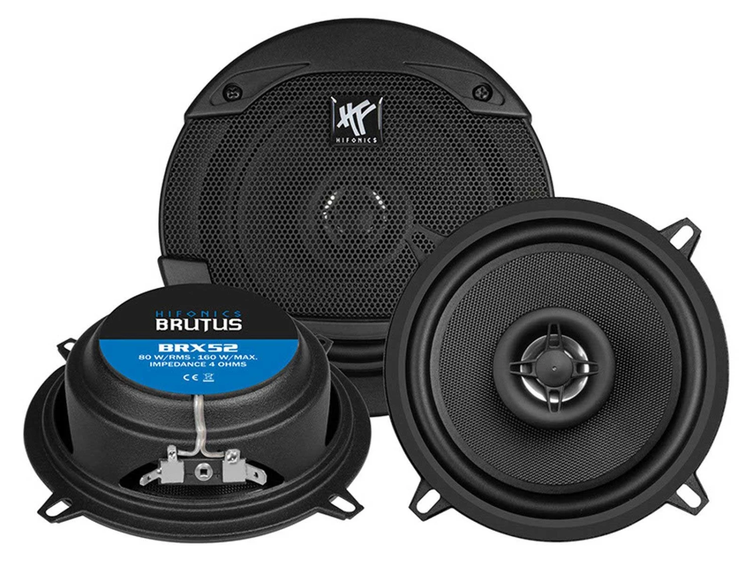 Hifonics BRUTUS BRX52 - 13 Cm 2-Wege-Lautsprecher Mit 160 Watt (RMS: 80 Watt) 1 Hifonics BRUTUS BRX52 - 13 Cm 2-Wege-Lautsprecher Mit 160 Watt (RMS: 80 Watt)