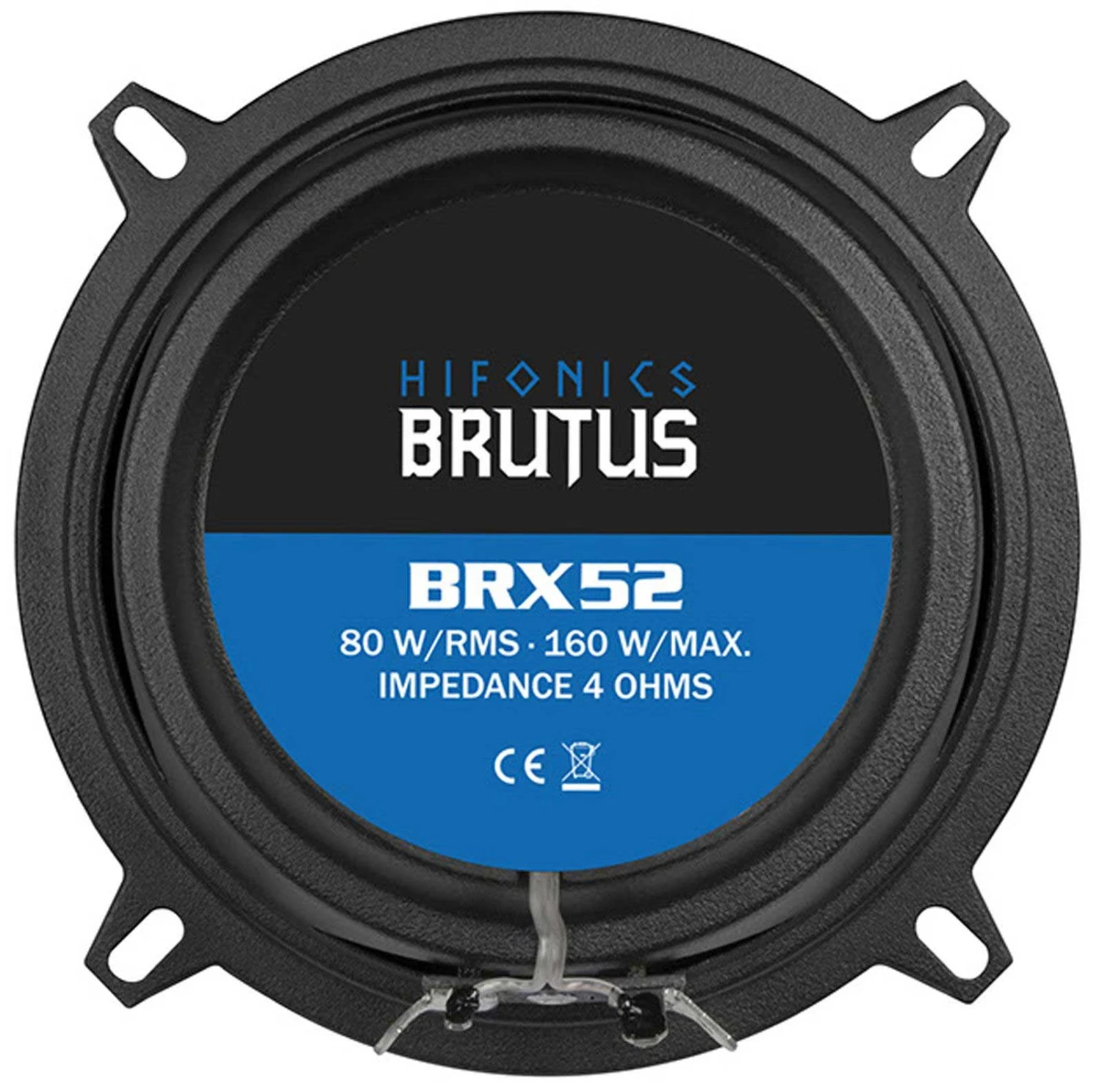 Hifonics BRUTUS BRX52 - 13 Cm 2-Wege-Lautsprecher Mit 160 Watt (RMS: 80 Watt) 4 Hifonics BRUTUS BRX52 - 13 Cm 2-Wege-Lautsprecher Mit 160 Watt (RMS: 80 Watt) – Bild 4