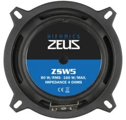 Hifonics ZEUS ZSW5 - 13 Cm Tiefmitteltöner-Lautsprecher Mit 160 Watt (RMS: 80 Watt) -Auto Zubehör Günstiges Geschäft 36200 3