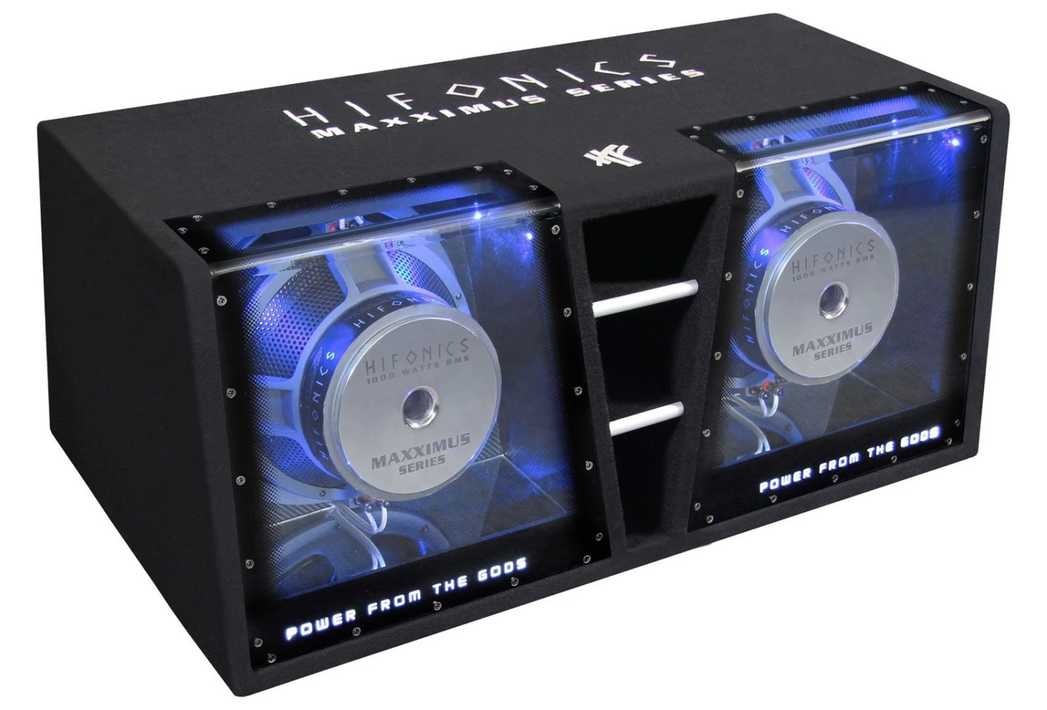 Hifonics MAXXIMUS MXZ12DUAL - 2x 30 Cm Passiv Subwoofer Mit 4000 Watt (RMS: 2000 Watt) 2 Hifonics MAXXIMUS MXZ12DUAL - 2x 30 Cm Passiv Subwoofer Mit 4000 Watt (RMS: 2000 Watt) – Bild 2