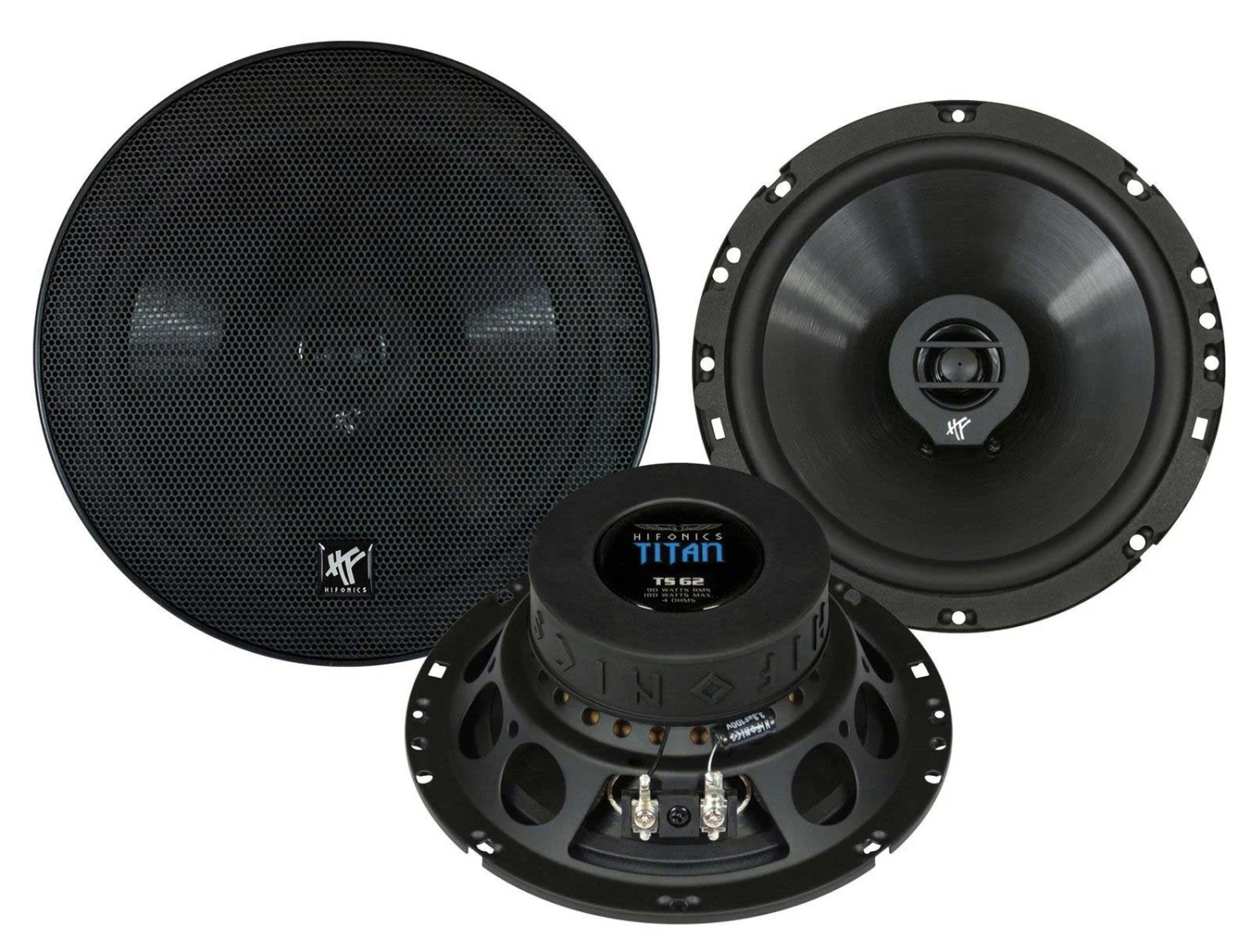 Hifonics TITAN TS62 - 16,5 Cm 2-Wege-Lautsprecher Mit 180 Watt (RMS: 90 Watt) 1 Hifonics TITAN TS62 - 16,5 Cm 2-Wege-Lautsprecher Mit 180 Watt (RMS: 90 Watt)