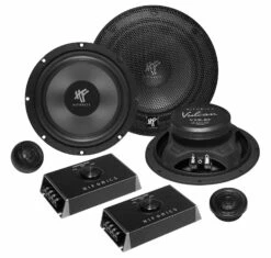 Hifonics VULCAN VX6.2C - 16,5 Cm Komponenten-Lautsprecher Mit 200 Watt (RMS: 100 Watt)