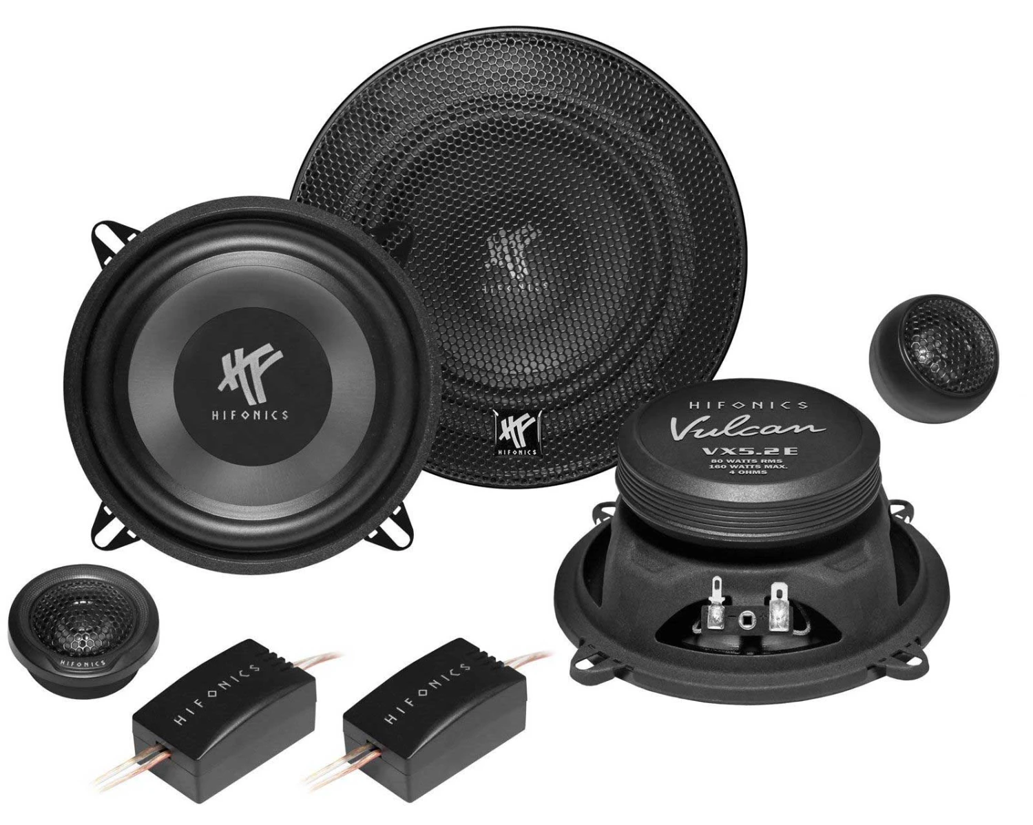 Hifonics VULCAN VX5.2E - 13 Cm Komponenten-Lautsprecher Mit 160 Watt (RMS: 80 Watt) 1 Hifonics VULCAN VX5.2E - 13 Cm Komponenten-Lautsprecher Mit 160 Watt (RMS: 80 Watt)