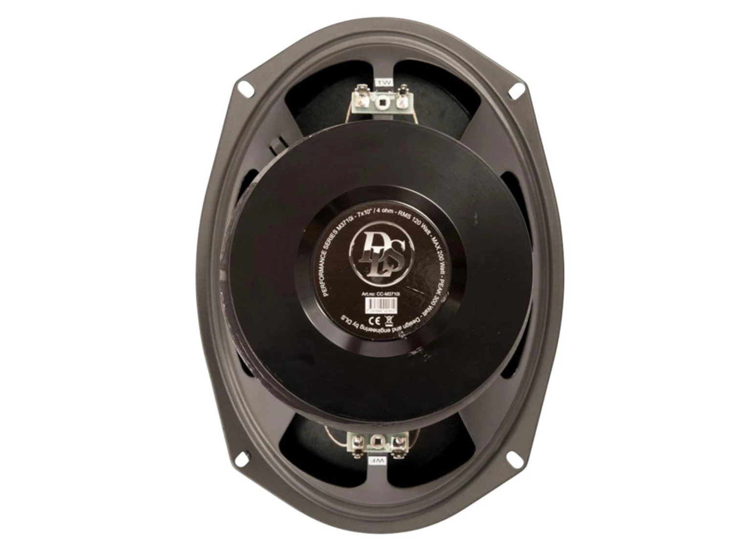DLS Performance CC-M3710 - 18x25 Cm (7x10 Zoll) 3-Wege-Lautsprecher Mit 200 Watt (RMS: 120 Watt) 4 DLS Performance CC-M3710 - 18x25 Cm (7x10 Zoll) 3-Wege-Lautsprecher Mit 200 Watt (RMS: 120 Watt) – Bild 4