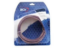 ACV Lautsprecherkabel 2x2,50mm² Transparent / Blau 10m - 51-225-010