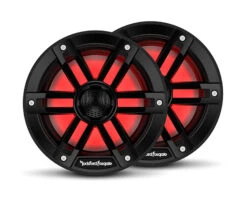 Rockford Fosgate Color Optix M1-65B - 16,5 Cm 2-Wege-Lautsprecher Mit 300 Watt (RMS: 75 Watt) - Schw
