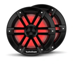 Rockford Fosgate Color Optix M2-8B - 20 Cm 2-Wege-Lautsprecher Mit 1000 Watt (RMS: 250 Watt) - Schw