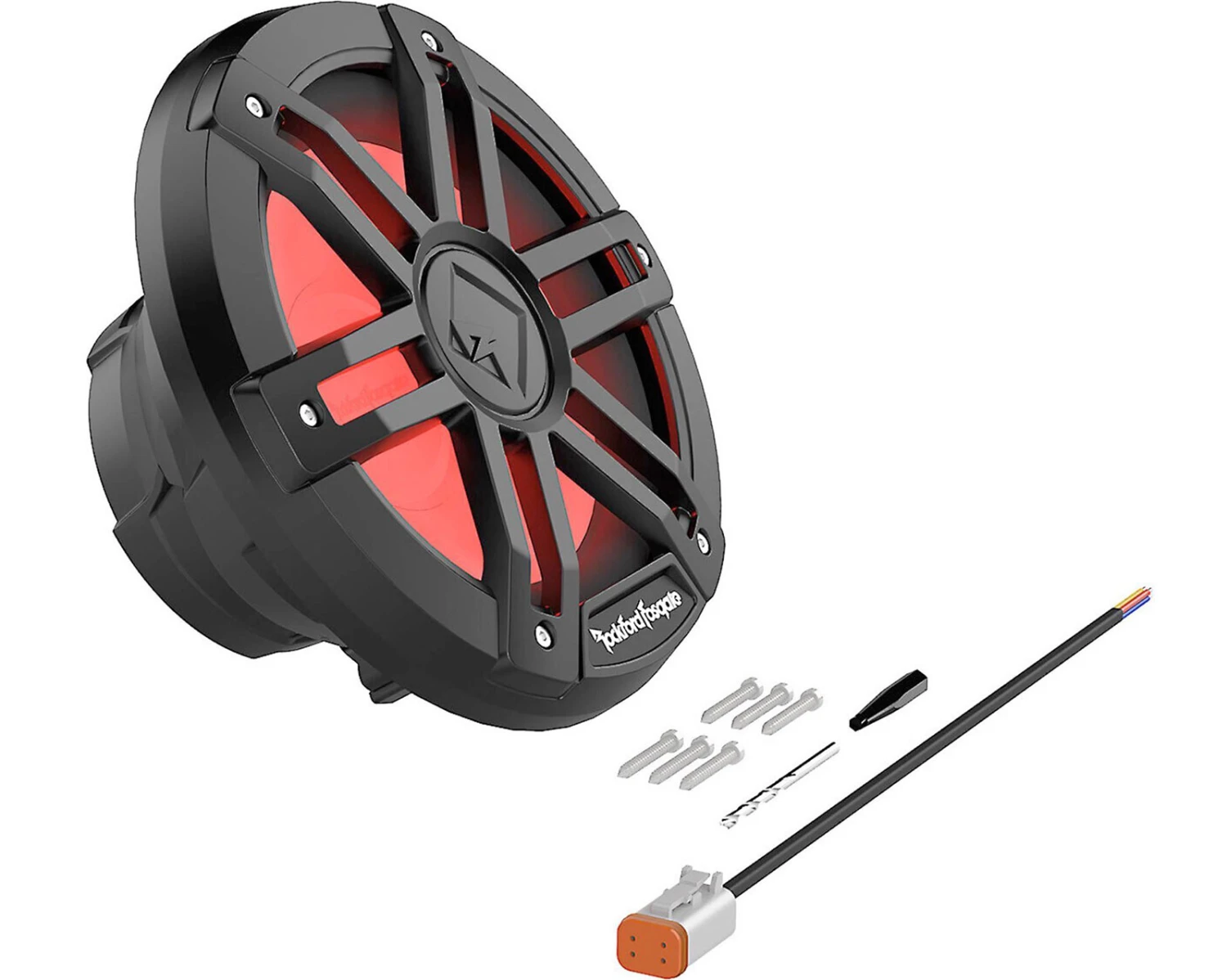 Rockford Fosgate Color Optix M1D4-8B - 20 Cm Passiv Subwoofer Mit 600 Watt (RMS: 150 Watt) - Schwarz 4 Rockford Fosgate Color Optix M1D4-8B - 20 Cm Passiv Subwoofer Mit 600 Watt (RMS: 150 Watt) - Schwarz – Bild 4