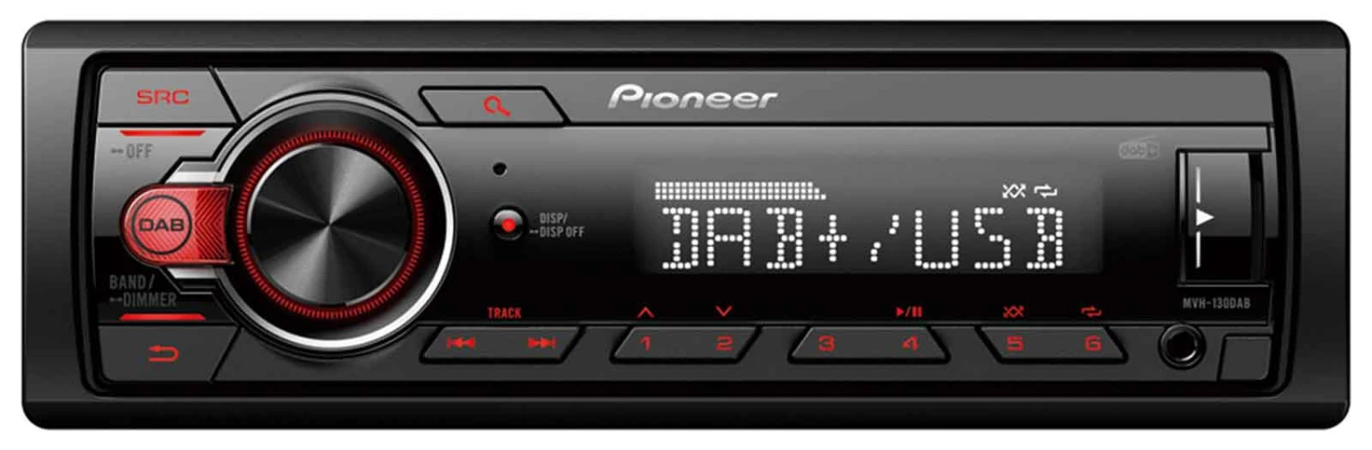 Pioneer MVH-130DAB - MP3-Autoradio Mit DAB / USB / AUX-IN 1 Pioneer MVH-130DAB - MP3-Autoradio Mit DAB / USB / AUX-IN