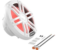 Rockford Fosgate Color Optix M1D4-12 - 30 Cm Passiv Subwoofer Mit 1200 Watt (RMS: 300 Watt) - Weiß -Auto Zubehör Günstiges Geschäft 38966 3