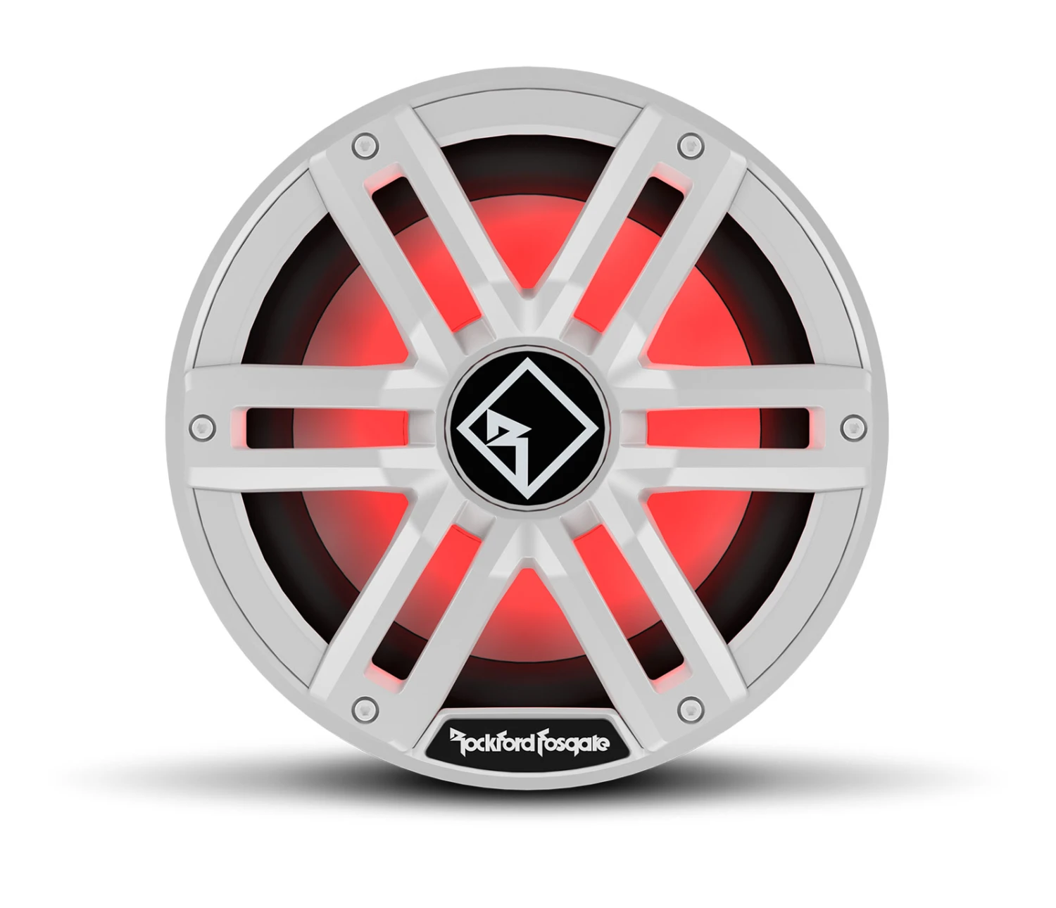Rockford Fosgate Color Optix M2D2-10I - 25 Cm Passiv Subwoofer Mit 1600 Watt (RMS: 400 Watt) - Weiß 2 Rockford Fosgate Color Optix M2D2-10I - 25 Cm Passiv Subwoofer Mit 1600 Watt (RMS: 400 Watt) - Weiß – Bild 2