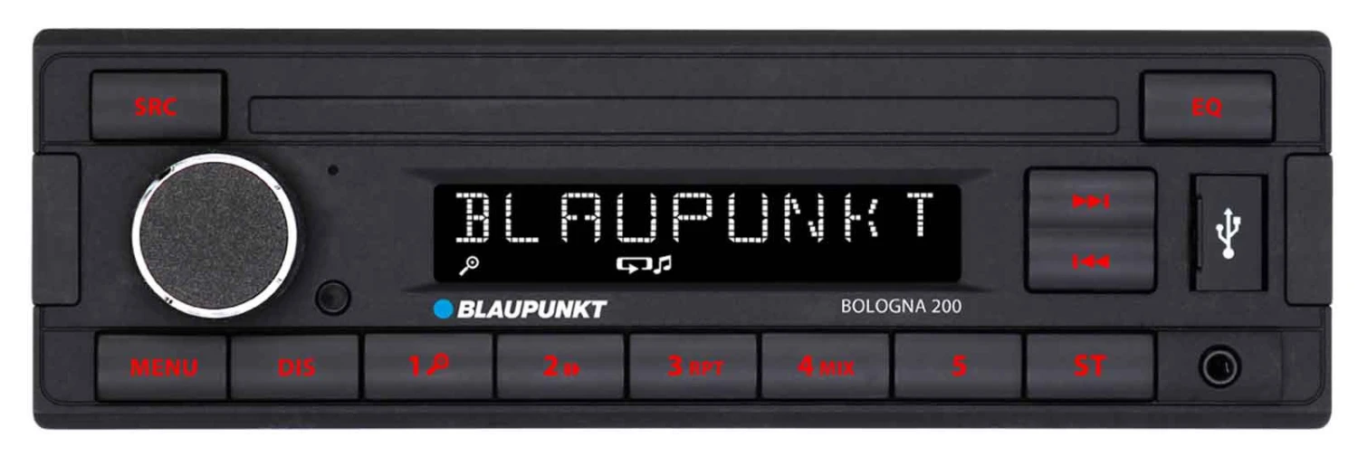 Blaupunkt Bologna 200 - MP3-Autoradio Mit USB / AUX-IN 1 Blaupunkt Bologna 200 - MP3-Autoradio Mit USB / AUX-IN