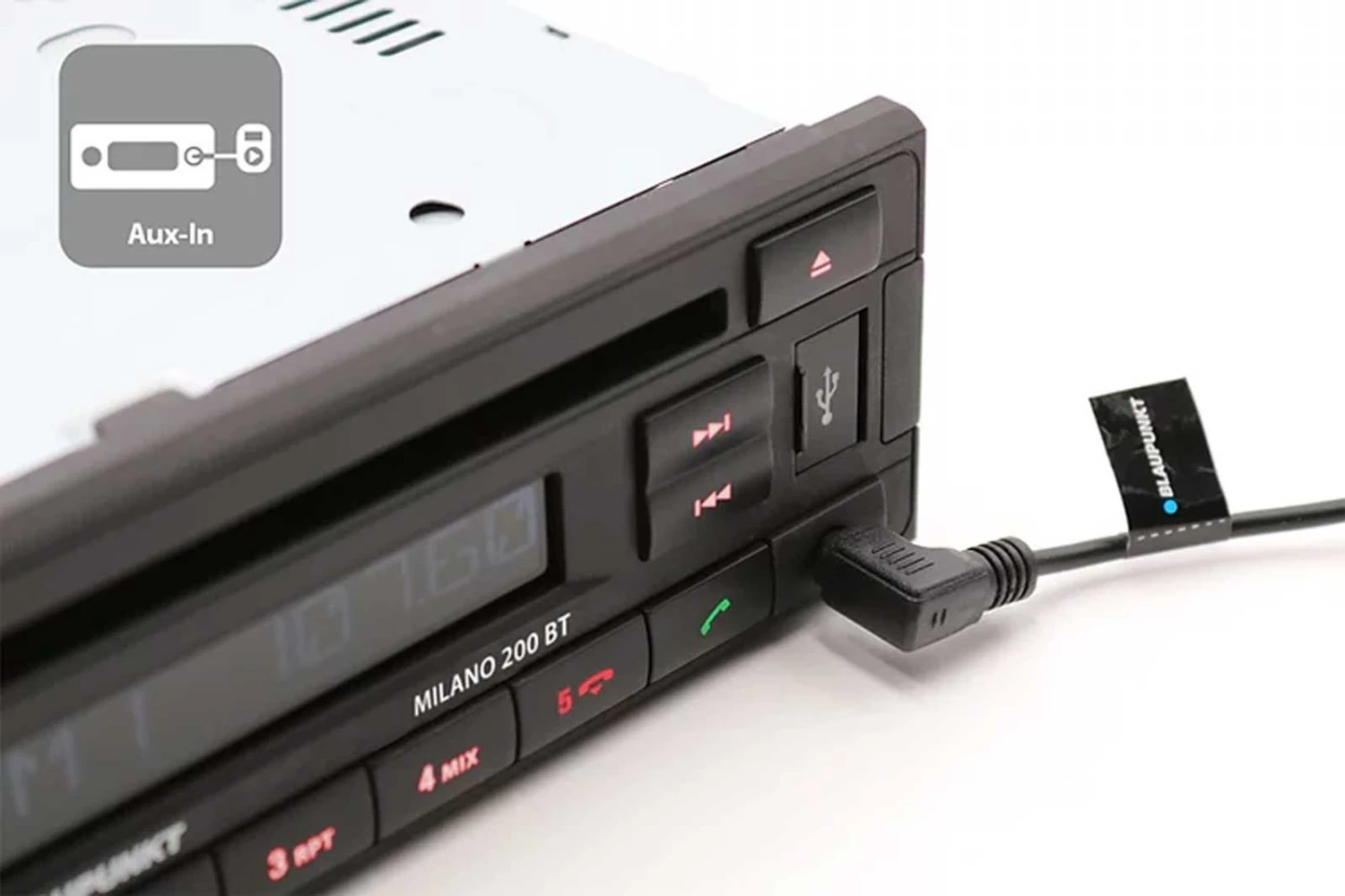 Blaupunkt Milano 200 BT - CD/MP3-Autoradio Mit Bluetooth / USB / AUX-IN 5 Blaupunkt Milano 200 BT - CD/MP3-Autoradio Mit Bluetooth / USB / AUX-IN – Bild 5