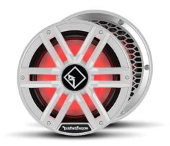 Rockford Fosgate Color Optix M2D4-12I - 30 Cm Passiv Subwoofer Mit 1600 Watt (RMS: 400 Watt) - Weiß