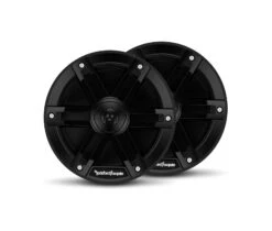 Rockford Fosgate Marine M0-65B - 16,5 Cm 2-Wege-Lautsprecher Mit 250 Watt (RMS: 65 Watt) - Schwarz