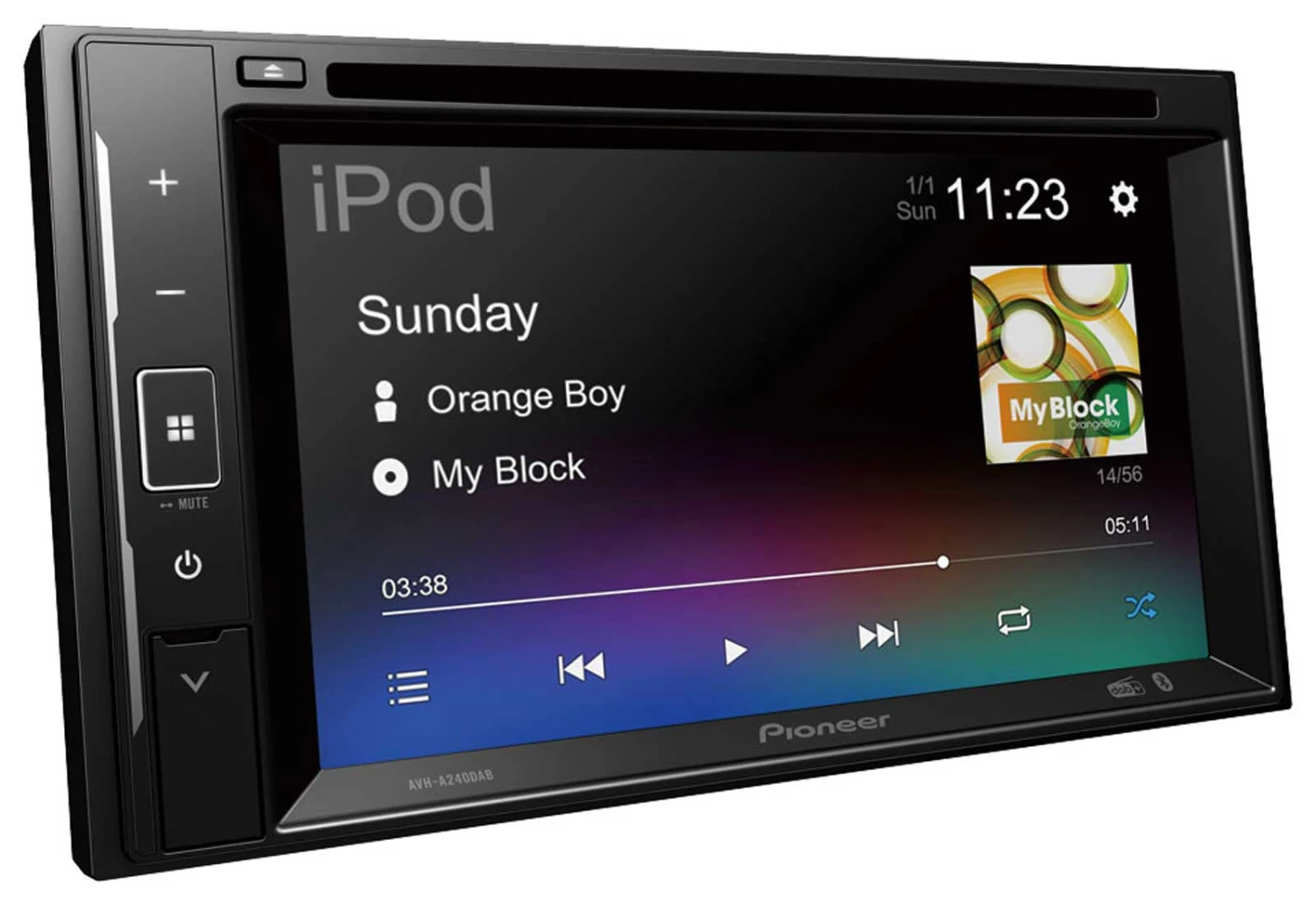 Pioneer AVH-A240DAB - Doppel-DIN CD/DVD/MP3-Autoradio Mit Touchscreen / DAB / Bluetooth / USB / IPod 3 Pioneer AVH-A240DAB - Doppel-DIN CD/DVD/MP3-Autoradio Mit Touchscreen / DAB / Bluetooth / USB / IPod – Bild 3