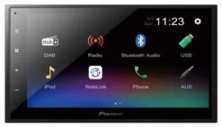 Pioneer DMH-A340DAB - Doppel-DIN MP3-Autoradio Mit Touchscreen / DAB / Bluetooth / USB / IPod / AUX