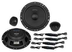 Crunch DSX6.2E - 16,5 Cm Komponenten-Lautsprecher Mit 200 Watt (RMS: 100 Watt)