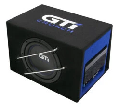 Crunch GTI800A - 20 Cm Aktiv Subwoofer Mit 400 Watt (RMS: 200 Watt)