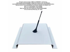 Antennenträger Weiß Für Wohnmobilantenne 360x360x1,5 Mm - Dietz 15904w -Auto Zubehör Günstiges Geschäft 40411 2