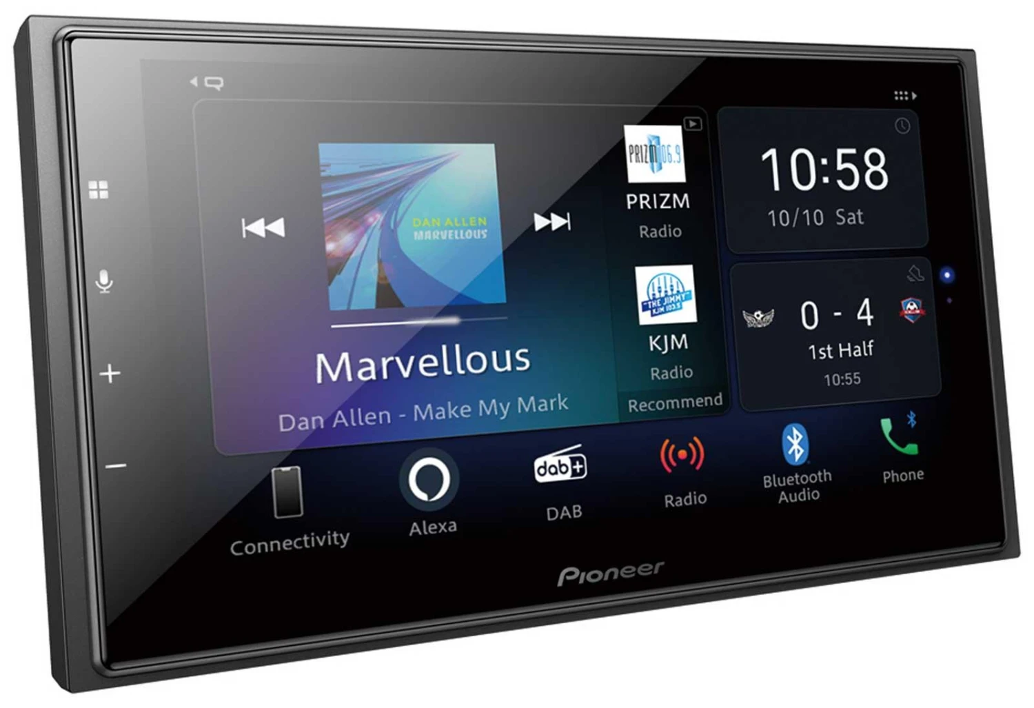 Pioneer SPH-EVO64DAB-SMAW - MP3-Autoradio Mit Touchscreen / DAB / Bluetooth / USB Für Smart Weiß 5 Pioneer SPH-EVO64DAB-SMAW - MP3-Autoradio Mit Touchscreen / DAB / Bluetooth / USB Für Smart Weiß – Bild 5