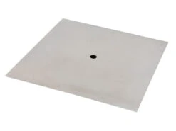 Antennenmontageträger 400mm X 400mm X 1mm - Edelstahl - ACV 152000-01