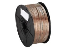 ACV Lautsprecherkabel 2x0,75mm² Transparent / Mint 100m - 51-425-102