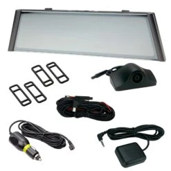Connects2Vision CAM-KIT14 - Rückfahrkamera Mit Spiegelmontiertem Monitor Für Fahrzeuge Mit LHD