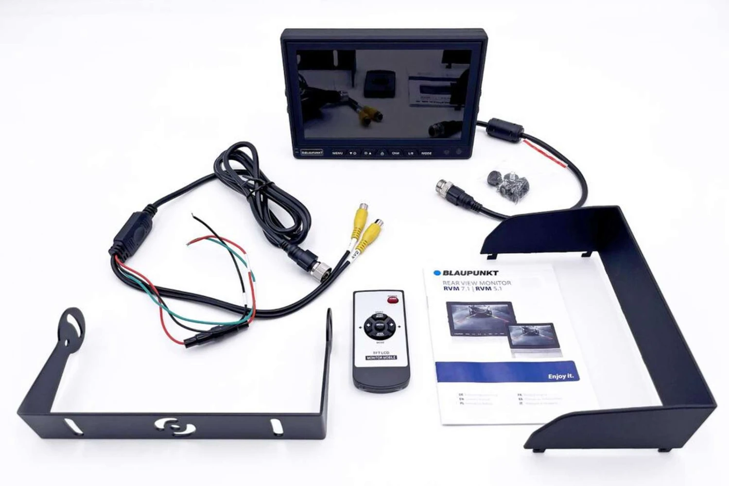 Blaupunkt RVM 7.1 - 7 Zoll Universeller Monitor Für 2 Rückfahrkameras 1 Blaupunkt RVM 7.1 - 7 Zoll Universeller Monitor Für 2 Rückfahrkameras