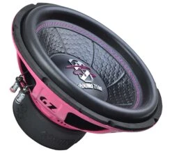 Ground Zero GZIW 12XSPL-D2 PINK - 30 Cm Passiv Subwoofer Mit 1000 Watt (RMS: 600 Watt)