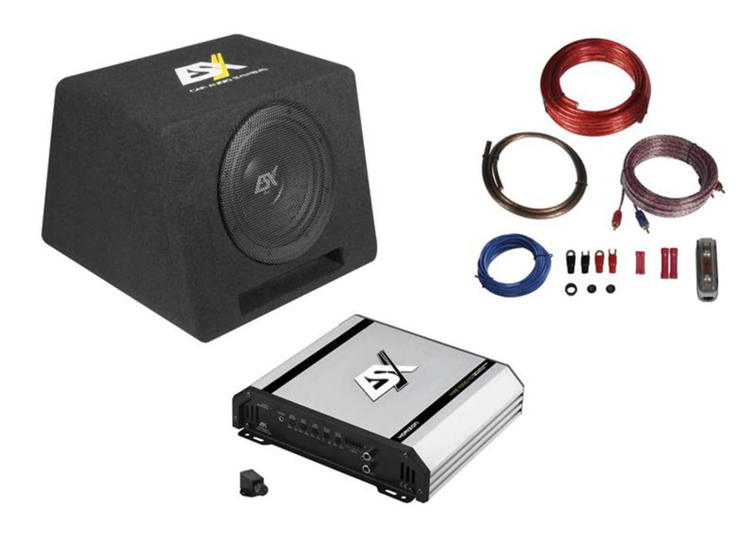 ESX DBP108Q - Basspaket Mit 400 Watt (RMS: 200 Watt) 1 ESX DBP108Q - Basspaket Mit 400 Watt (RMS: 200 Watt)