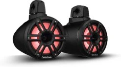 Rockford Fosgate ColorOptix M2WL-8HB - 20 Cm Aufbau-Lautsprecher Mit 1200 Watt (RMS: 300Watt) - Weiß