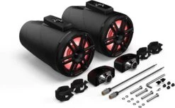 Rockford Fosgate ColorOptix M2WL-8HB - 20 Cm Aufbau-Lautsprecher Mit 1200 Watt (RMS: 300Watt) - Weiß -Auto Zubehör Günstiges Geschäft 43566 5